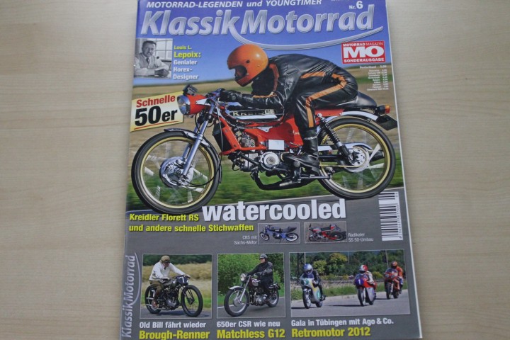 Deckblatt MO Klassik Motorrad (06/2012)